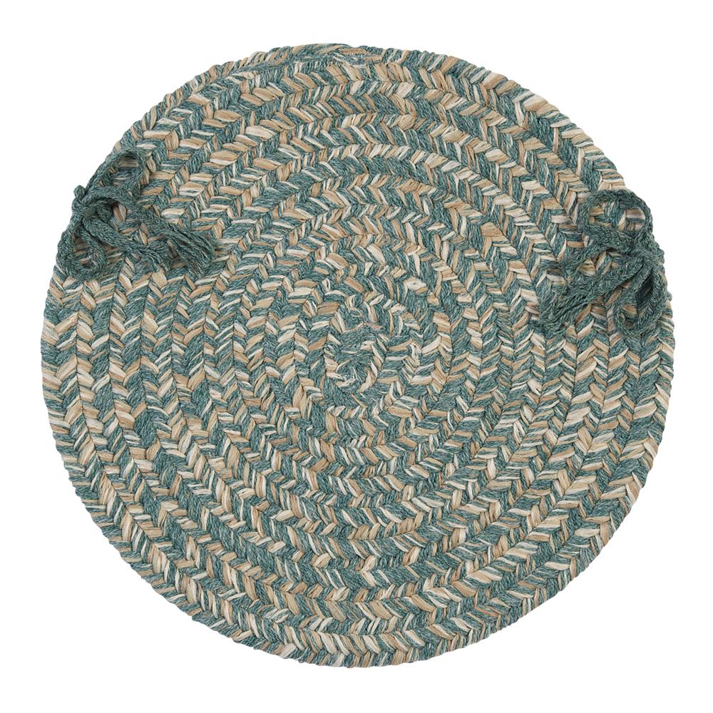 Colonial Mills TE49A015X015X Tremont- Teal Chair Pad (single)
